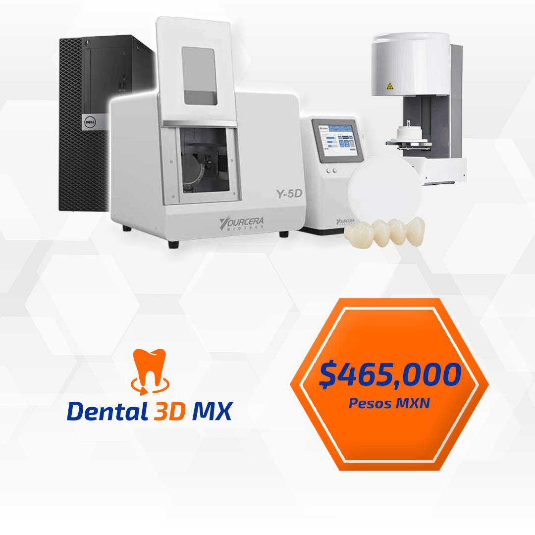 Paquete Fresadora para Zirconia